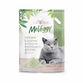 Натурална растителна котешка тоалетна CAT&RINA MEVEGGY LETTIERA VEGETALE може да се изхвърля в тоалетната